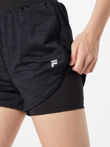 FILA Regular Sportbroek 'ROSTOCK' in Zwart