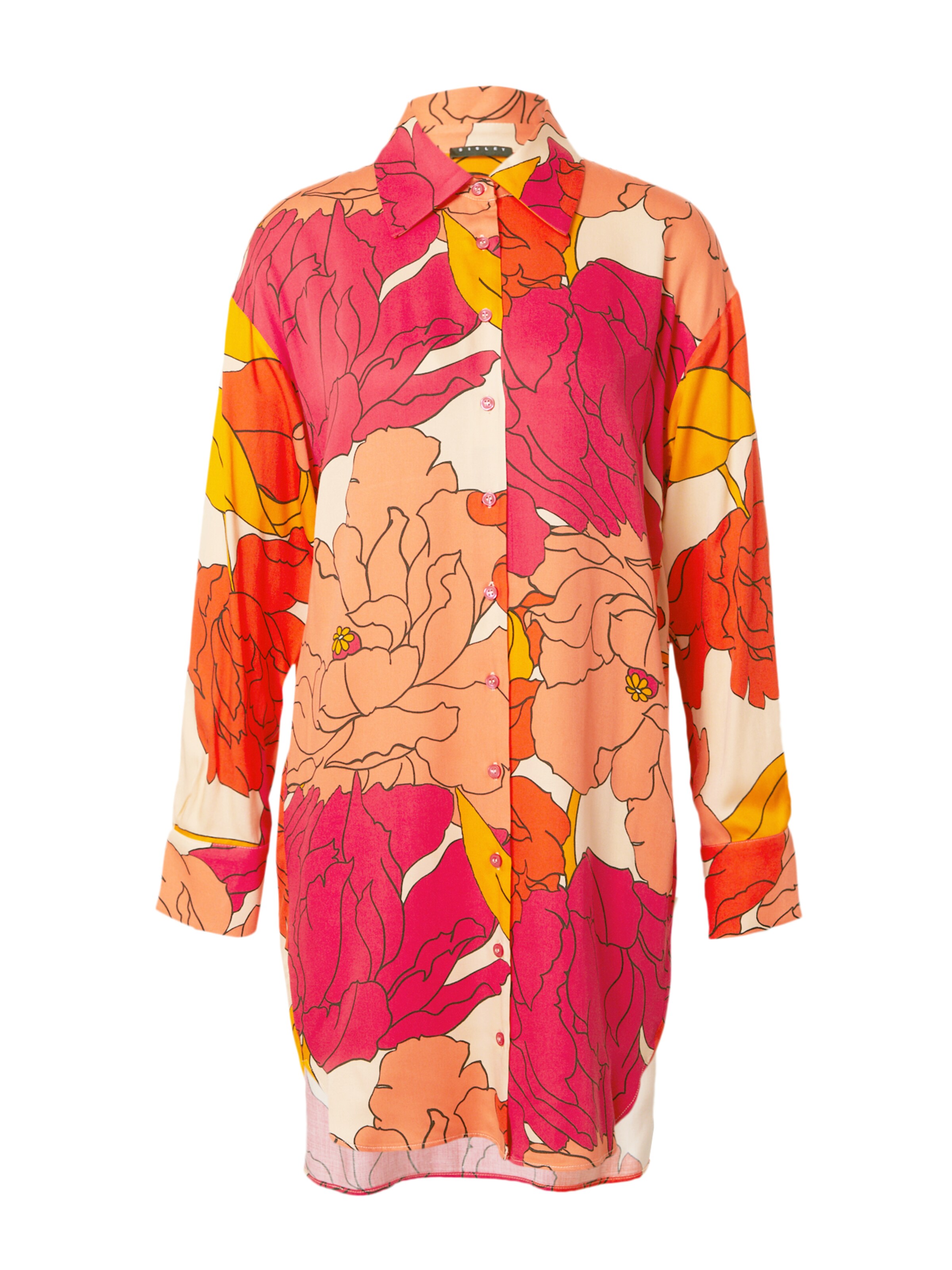 Sisley Kleid in Rot: Vorderseite