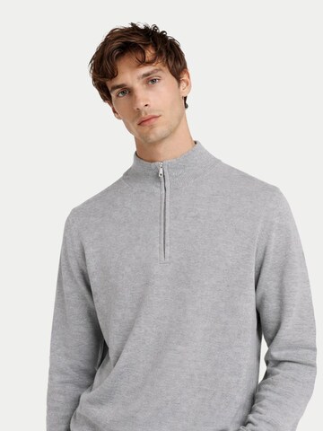 GOBI Cashmere Sweater in Grey: front