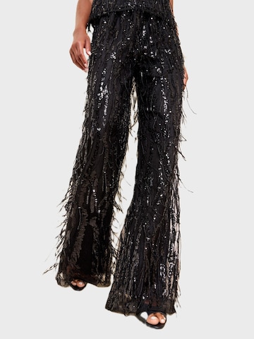 Wide Leg Pantalon Friends Like These en noir : devant