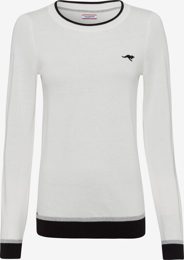 KangaROOS Sweater in Black / Off white, Item view