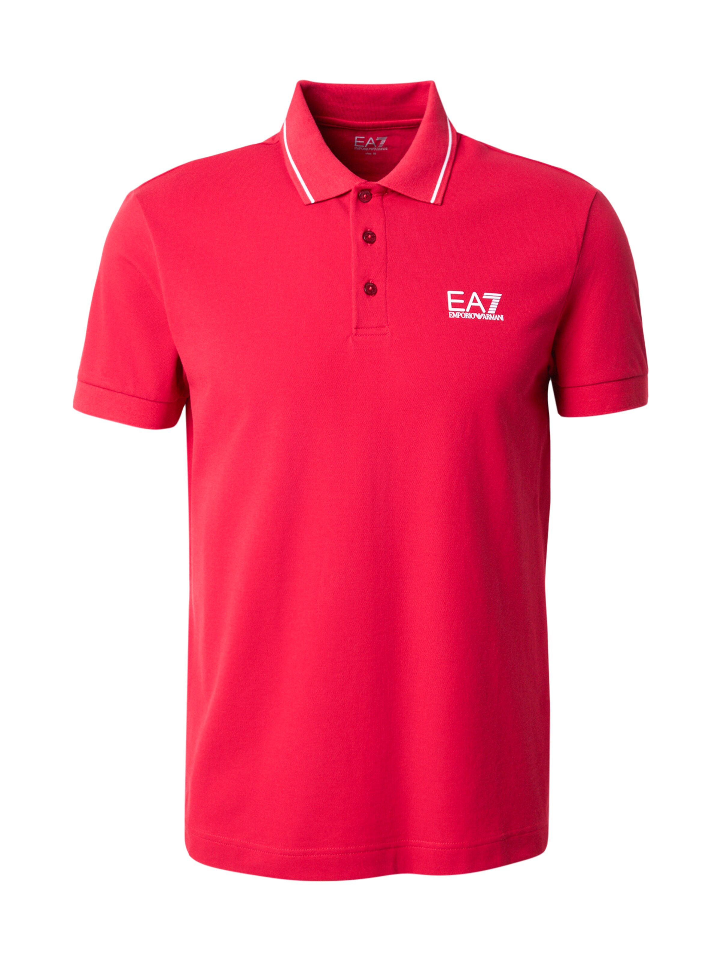 sarkans EA7 Emporio Armani T-Krekls: no priekšpuses