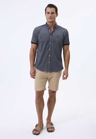 Coupe regular Chemise Felix Hardy en bleu