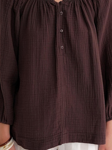 MixRay Blouse in Brown