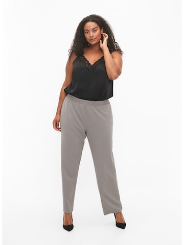 Zizzi Свободный крой Штаны 'Flella' в Бежевый