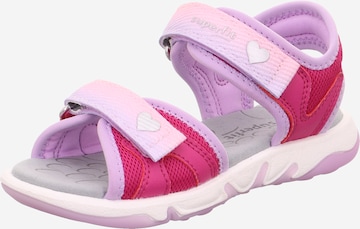 SUPERFIT Sandal 'PEBBLES' in Pink: front