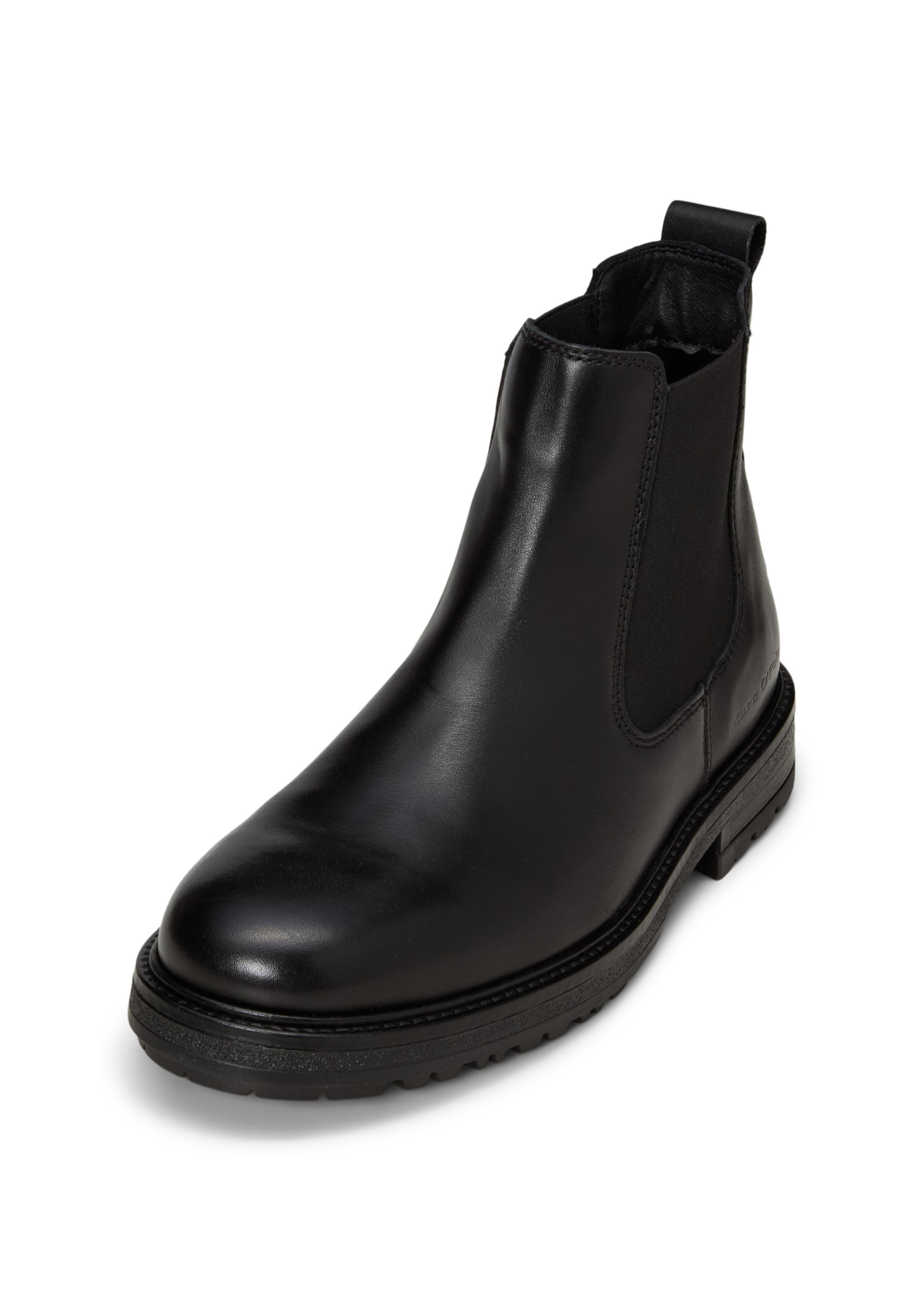 Marc O'Polo Chelsea Boots ' Rony ' in Schwarz: Vorderseite