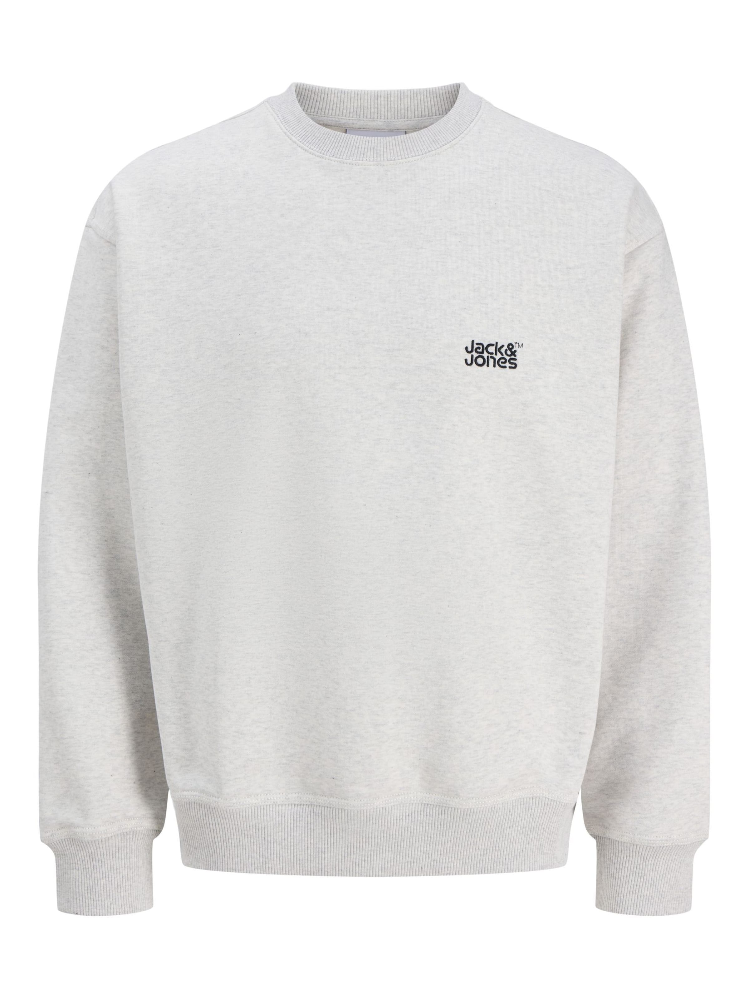 Jack & Jones JuniorSweater majica 'JJEColton' - siva boja: prednji dio