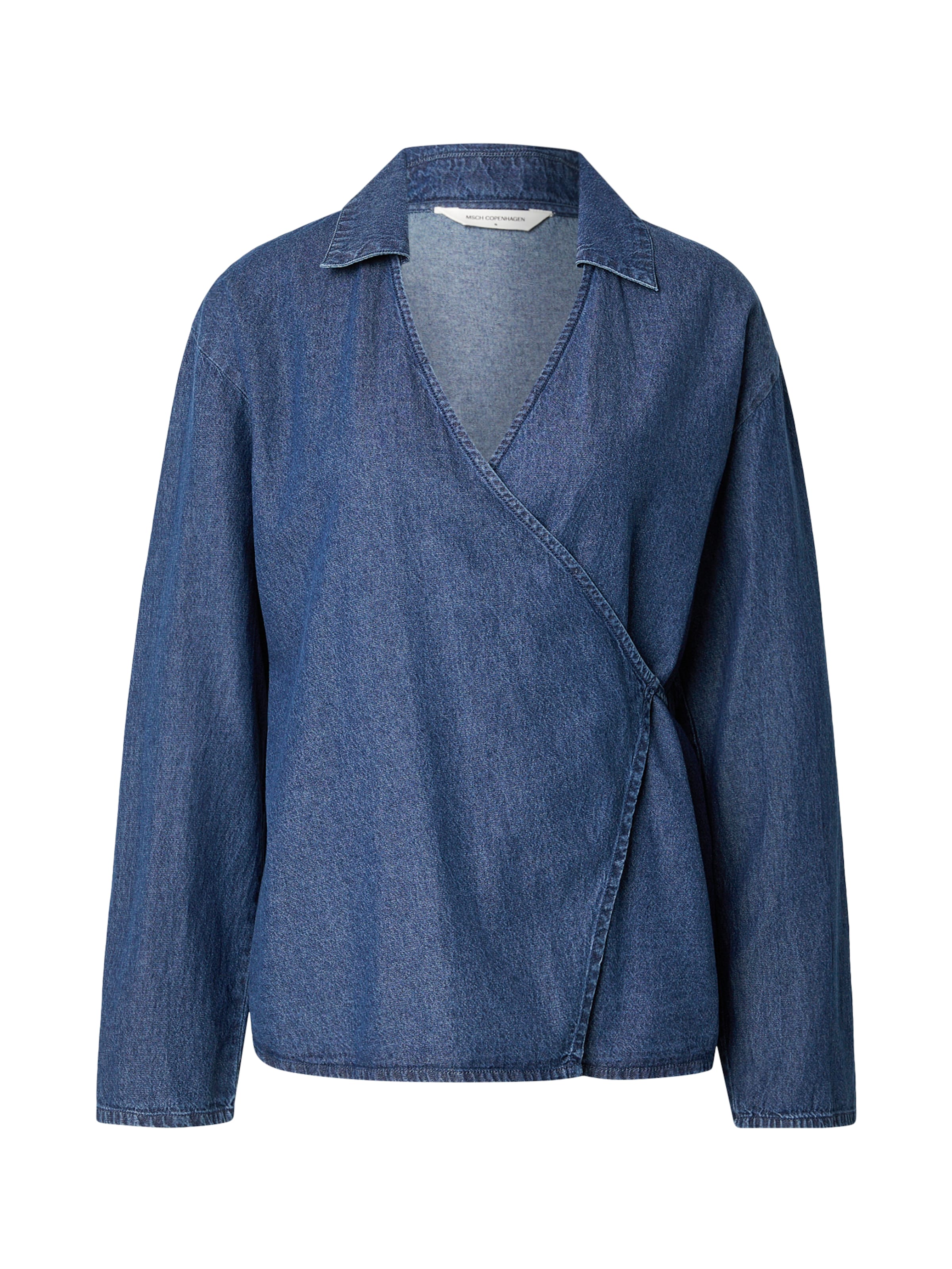 MSCH COPENHAGEN Bluse 'Aniela' i blå: forside