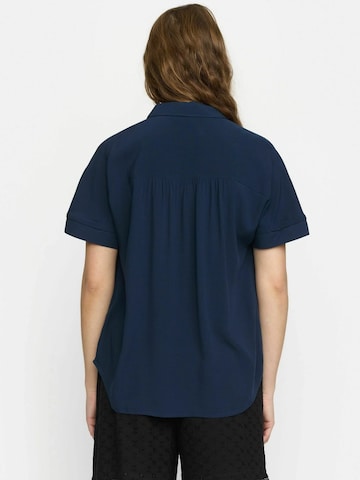 Soft Rebels Shirt 'SRAlberta' in Blauw