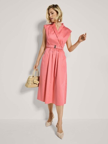 Robe-chemise MADELEINE en rose