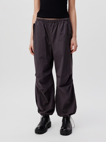 LeGer by Lena Gercke Loose fit Trousers 'Lia' in Grey: front