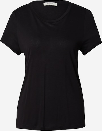 Lindex T-shirt 'Mare' i svart: framsida
