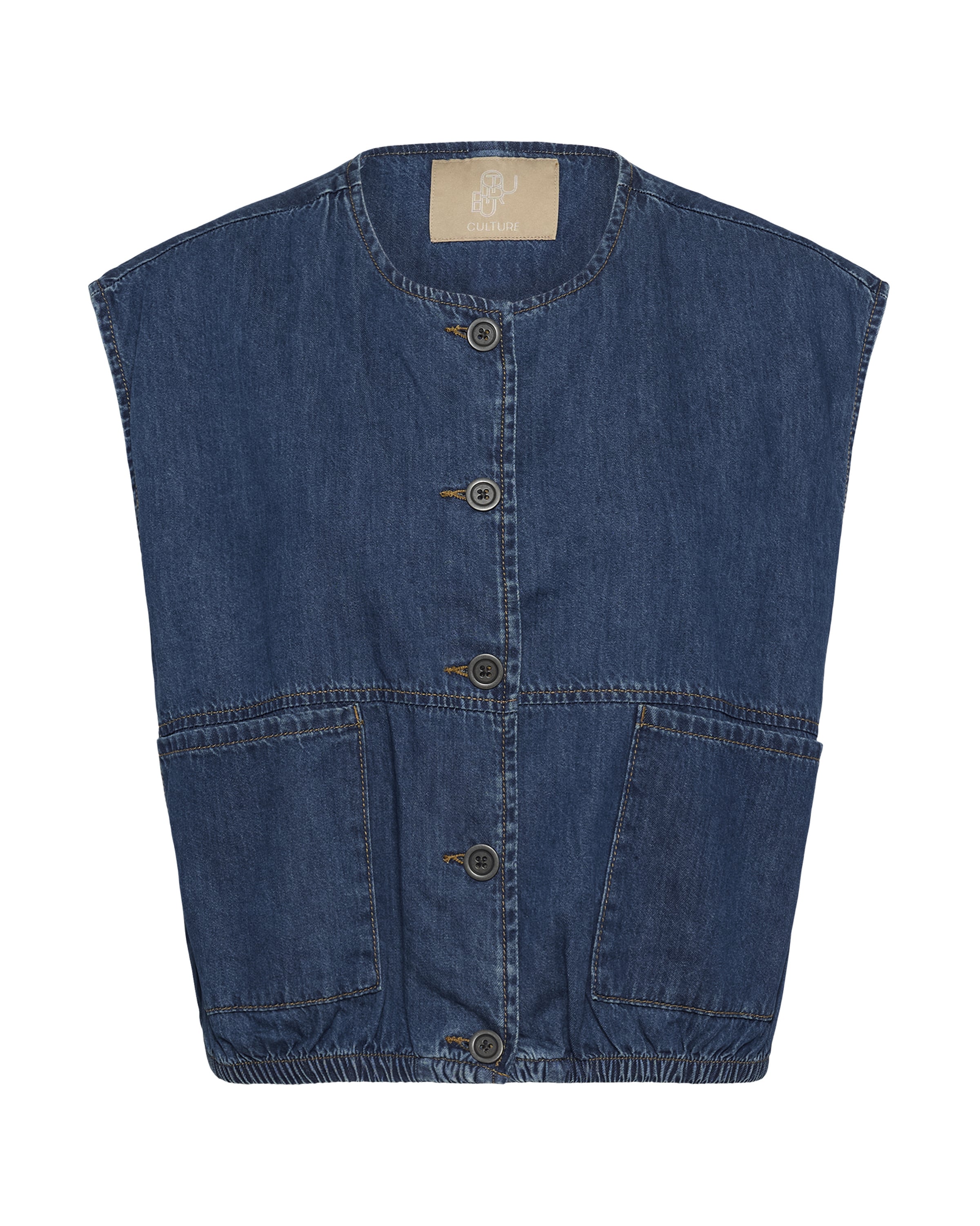 CULTURE Vest 'Lava' in Dark blue, Item view