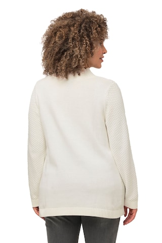 Pull-over Ulla Popken en blanc