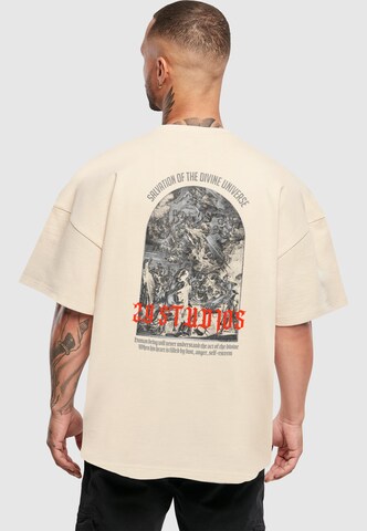 2Y Studios Shirt 'Salvation Of The Divine' in Beige: voorkant