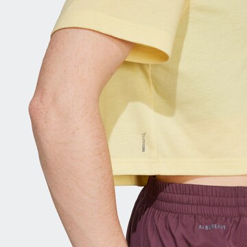 Maglia funzionale 'TE MIN' di ADIDAS PERFORMANCE in giallo