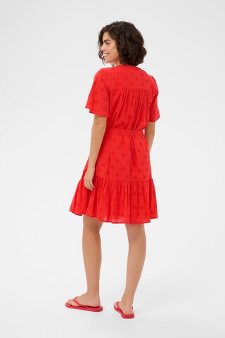 Kaffe - Vestido 'Fiona' em vermelho