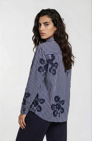 Milano Italy Blouse in Blue