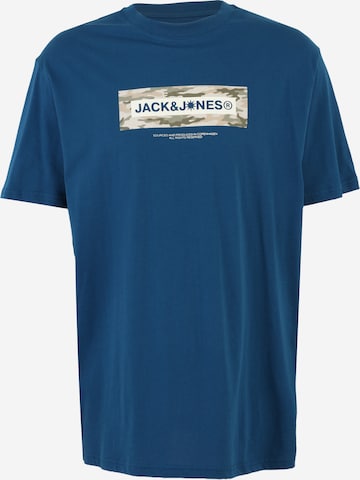 Jack & Jones Plus Shirt 'JCOBREEZE' in Blue: front