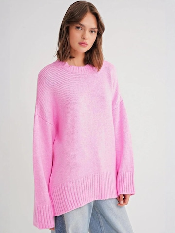 Pullover 'Pullover' di MixRay in rosa: frontale