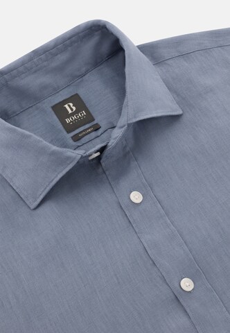 Boggi Milano Regular Fit Hemd in Blau