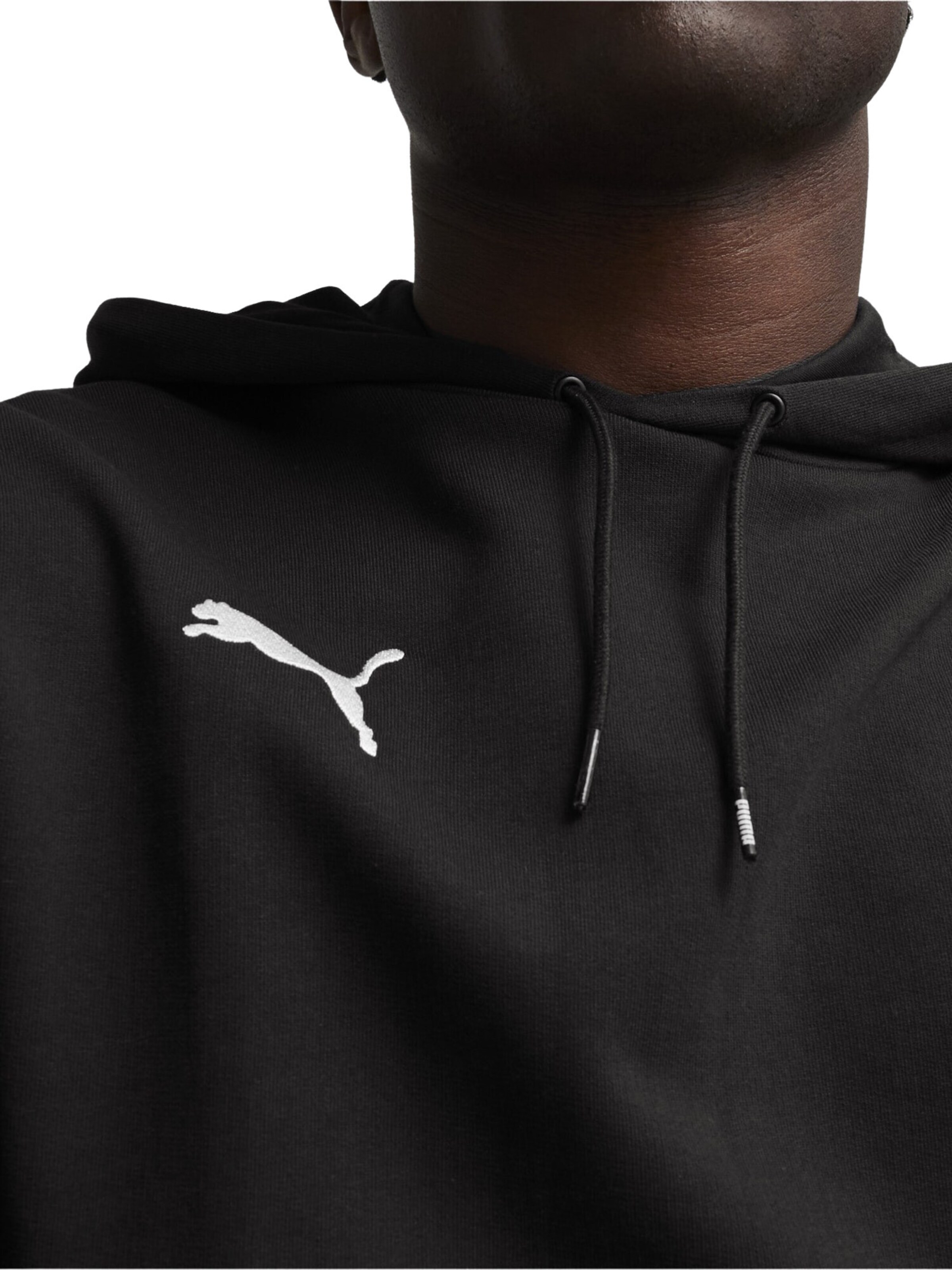 PUMA Sportsweatshirt 'Team Goal' i sort