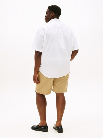 Tommy Hilfiger Big & Tall Regular fit Button Up Shirt 'FLEX' in White