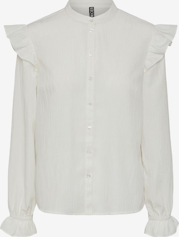 PIECES Blouse 'SIRASI' in White: front