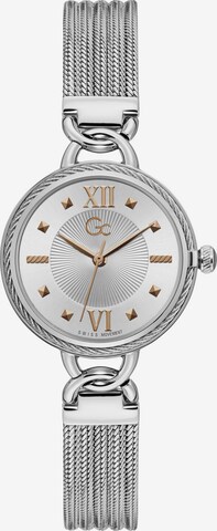 Gc Analog Watch 'CableTwist' in Silver: front