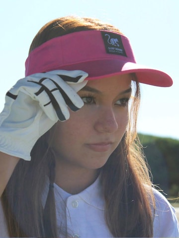 Surf Monkey Visor in Pink: front