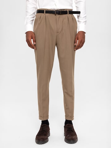 Antioch Regular Laskoshousut värissä beige: etupuoli