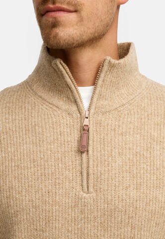 INDICODE JEANS Trui 'INPeace' in Beige