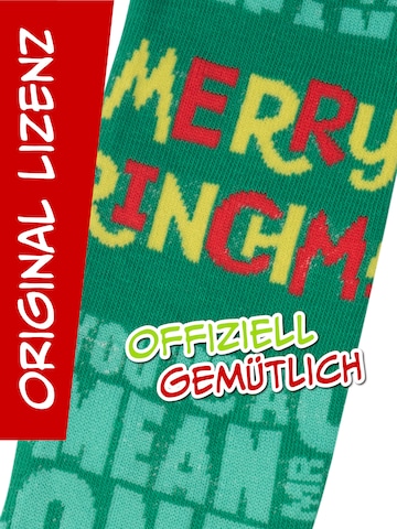 The Grinch Socken 'Merry Grinchmas'‌ in Grün