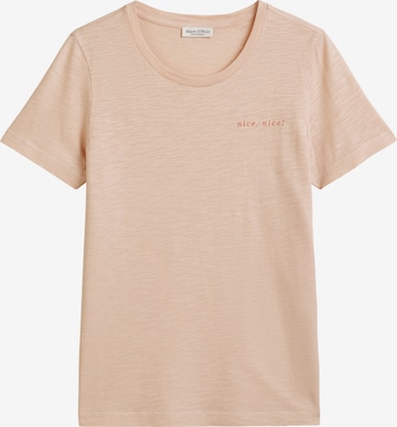 T-shirt Marc O'Polo en rose : devant
