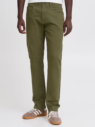 BLEND Regular Chino Pants ' BHEDNAN twill 5-pocket' in Green