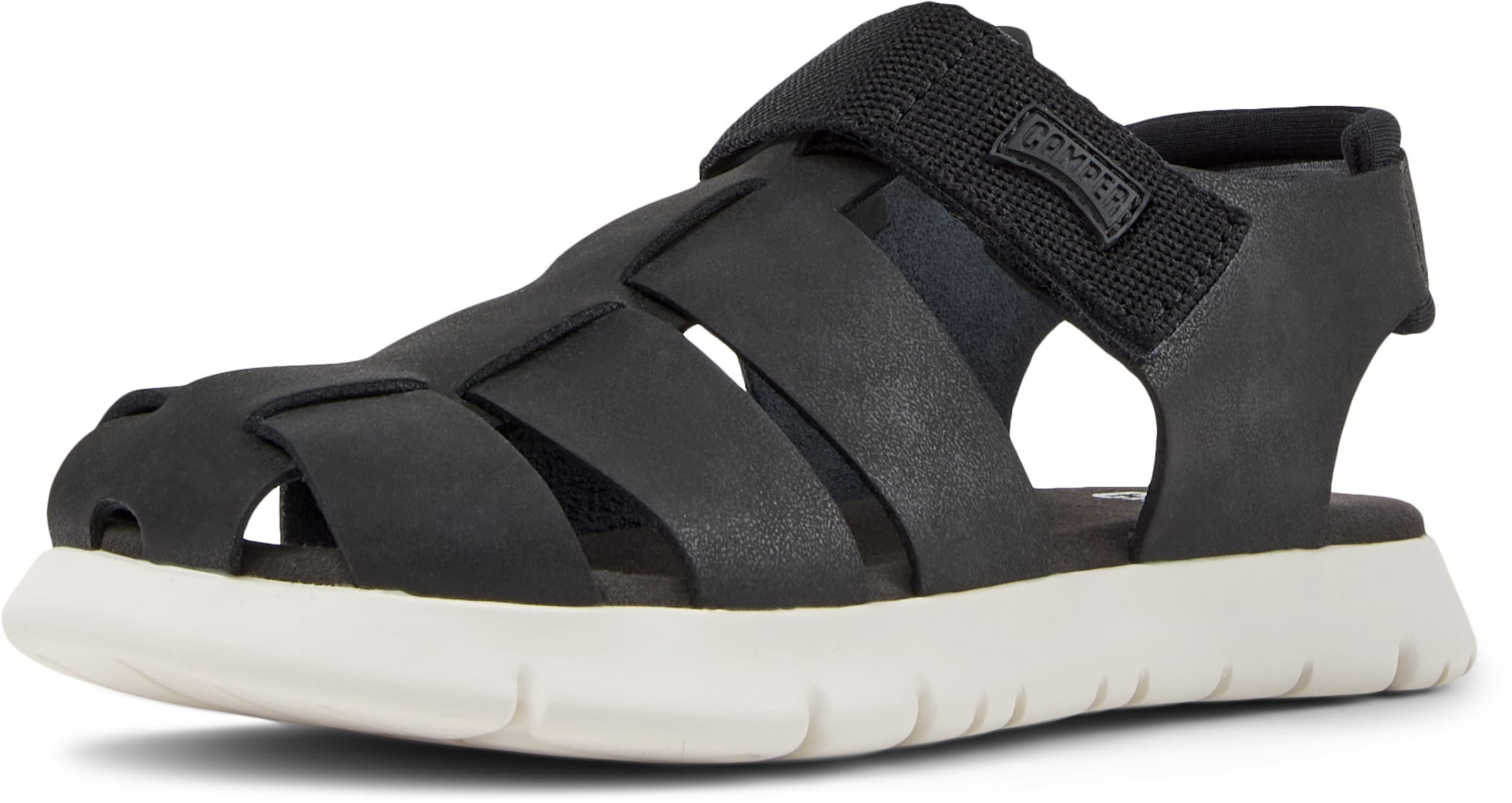 CAMPER Sandal ' Oruga ' in Black: front