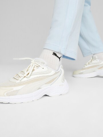 PUMA Platform trainers 'Teveris' in White: front