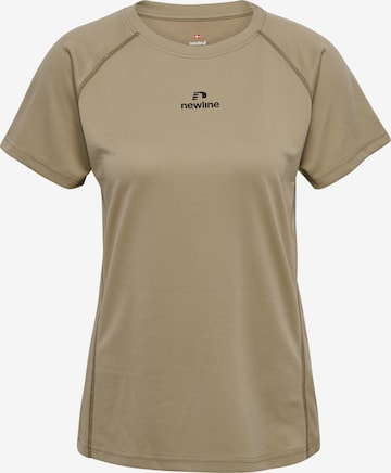 T-shirt fonctionnel 'Speed' Newline en marron : devant