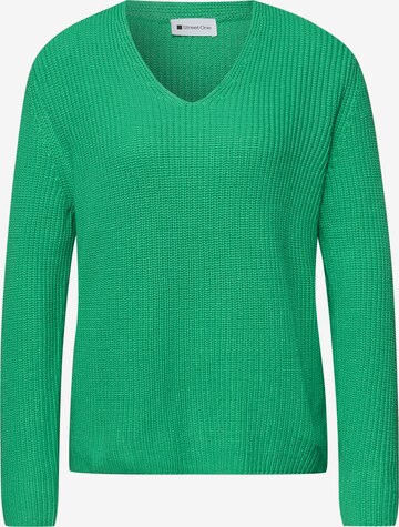 STREET ONE Pullover in Grün: Vorderseite