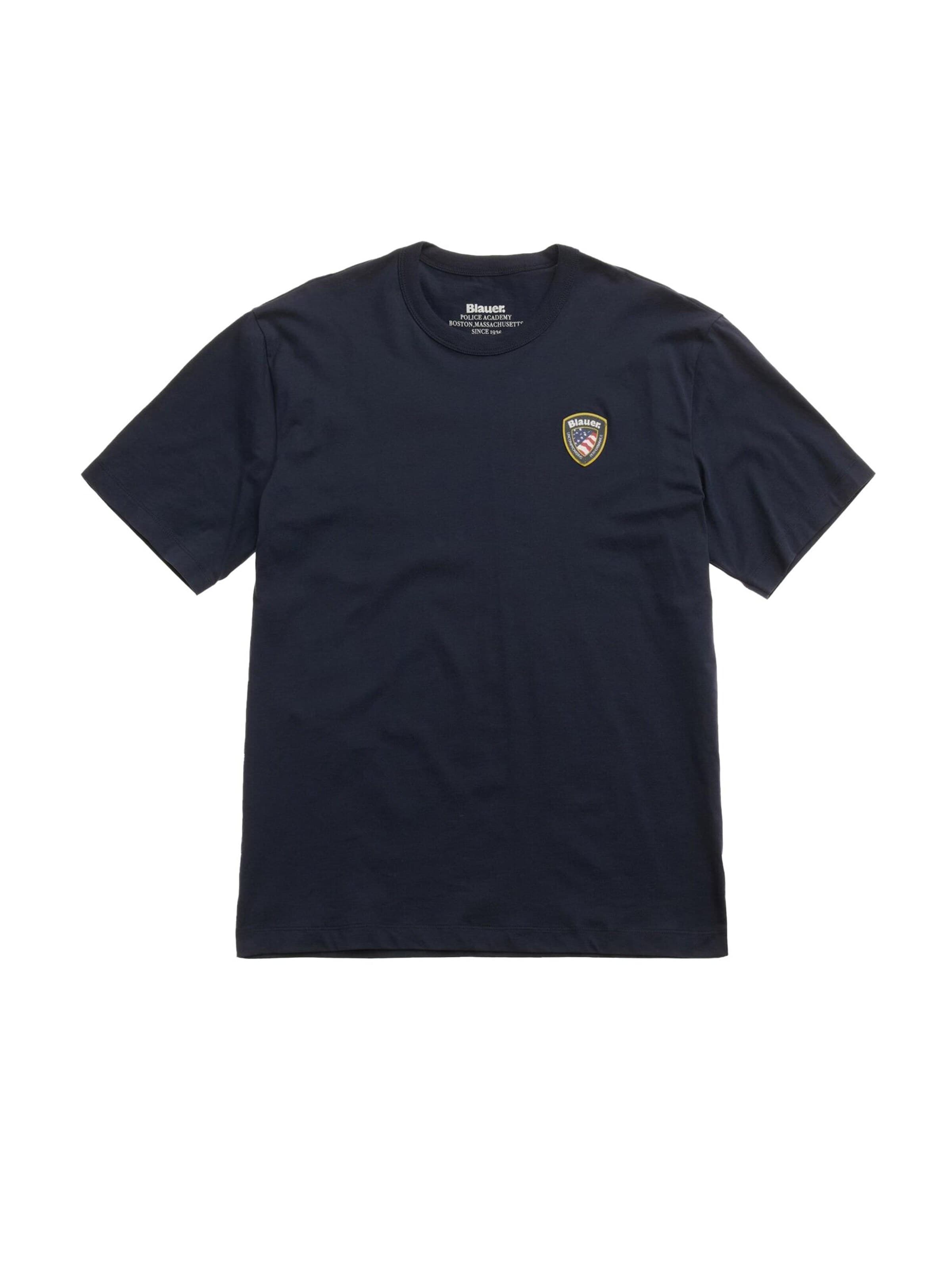 Blauer - Camiseta 'BLAUER FAXON T-SHIRT T-SHIRT' en azul: frente