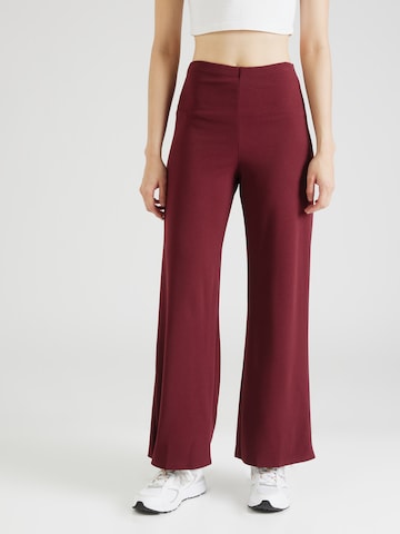 Wide leg Pantaloni 'GLUT' di SISTERS POINT in rosso: frontale