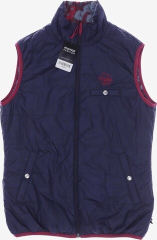 Maloja Vest in L in Blue: front