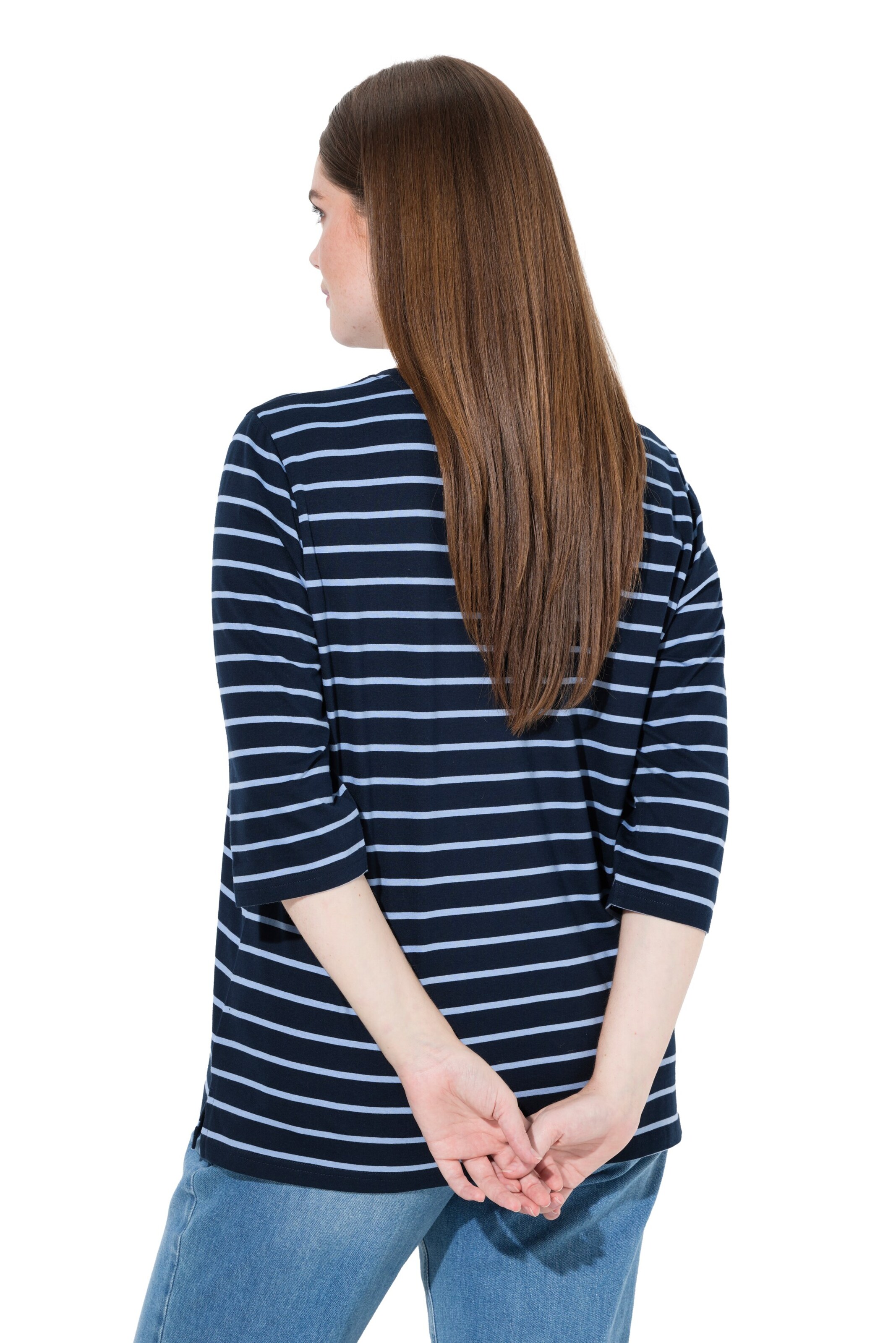 Ulla Popken Shirt in Blauw