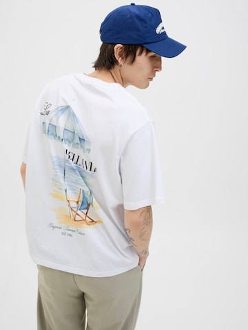JACK & JONES Shirt 'JORHydra' in White: front