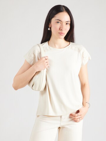 VERO MODA Футболка 'VMGINA' в Бежевый: спереди