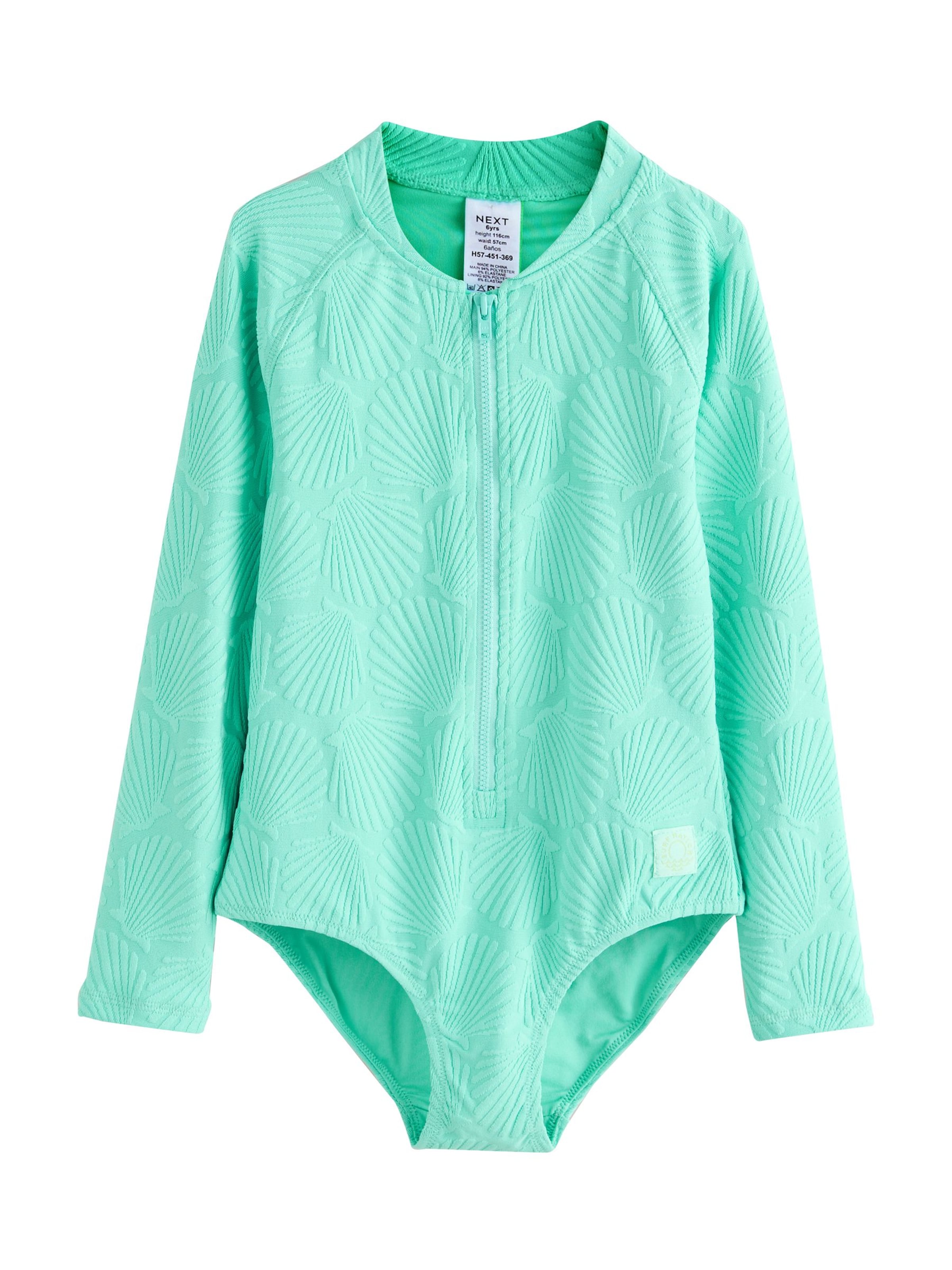 Next Strój kąpielowy w kolorze zielony: przód