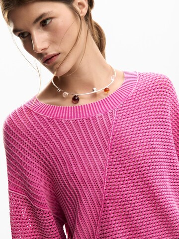 Desigual Pulóver - rózsaszín
