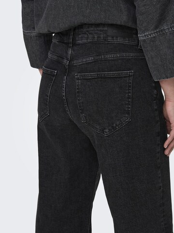 ONLY Carmakoma Wide Leg Jeans i sort