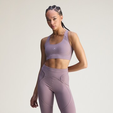 ADIDAS BY STELLA MCCARTNEY Bustier Sport-BH 'Power Impact' in Lila